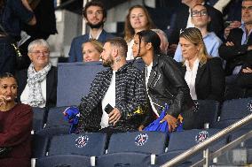 M Pokora And Christina Milian At France and Iceland - Paris