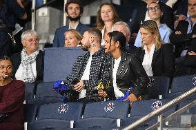 M Pokora And Christina Milian At France and Iceland - Paris