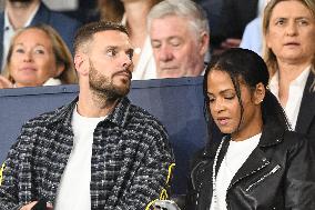 M Pokora And Christina Milian At France and Iceland - Paris