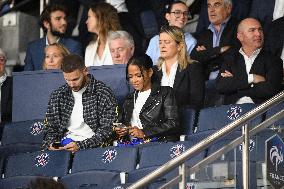 M Pokora And Christina Milian At France and Iceland - Paris