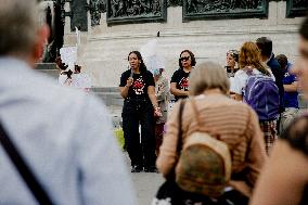 Demonstration by the Mothers in Revolt Movement - Paris