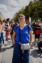 Demonstration by the Mothers in Revolt Movement - Paris