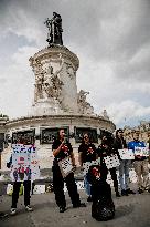 Demonstration by the Mothers in Revolt Movement - Paris