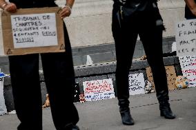 Demonstration by the Mothers in Revolt Movement - Paris