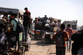 Civilian Evacuation Of Gaza