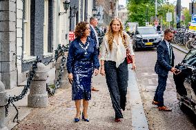 Princess Amalia Visits Amsterdam City Council - Netherlands