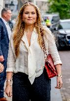 Princess Amalia Visits Amsterdam City Council - Netherlands