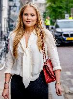 Princess Amalia Visits Amsterdam City Council - Netherlands