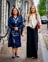 Princess Amalia Visits Amsterdam City Council - Netherlands
