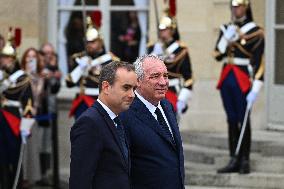 Handover Ceremony At Hotel de Matignon in Paris FA