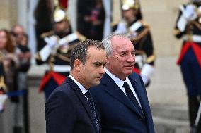 Handover Ceremony At Hotel de Matignon in Paris FA