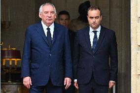 Handover Ceremony At Hotel de Matignon in Paris FA