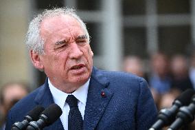 Handover Ceremony At Hotel de Matignon - Paris