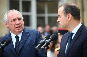 Handover Ceremony At Hotel de Matignon - Paris