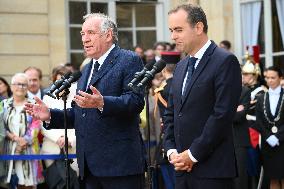 Handover Ceremony At Hotel de Matignon - Paris