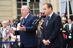 Handover Ceremony At Hotel de Matignon - Paris