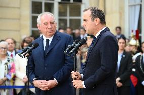 Handover Ceremony At Hotel de Matignon - Paris