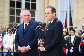 Handover Ceremony At Hotel de Matignon - Paris