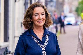 Princess Amalia Visits Amsterdam City Council - Netherlands