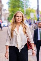 Princess Amalia Visits Amsterdam City Council - Netherlands