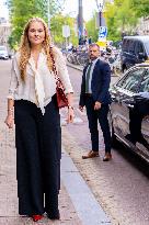 Princess Amalia Visits Amsterdam City Council - Netherlands
