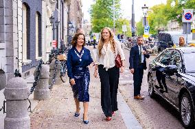 Princess Amalia Visits Amsterdam City Council - Netherlands