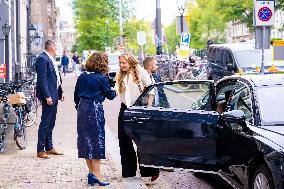 Princess Amalia Visits Amsterdam City Council - Netherlands