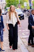 Princess Amalia Visits Amsterdam City Council - Netherlands