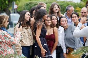 Queen Letizia At Women, Sport And Society Forum - Madrid