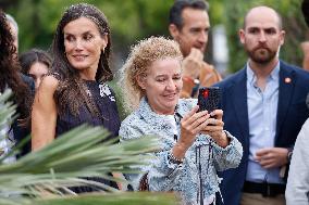 Queen Letizia At Women, Sport And Society Forum - Madrid