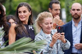 Queen Letizia At Women, Sport And Society Forum - Madrid