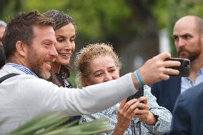 Queen Letizia At Women, Sport And Society Forum - Madrid