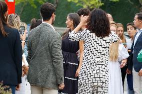 Queen Letizia At Women, Sport And Society Forum - Madrid