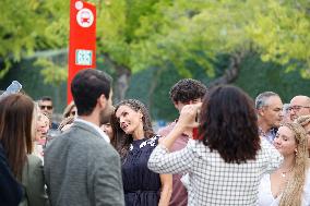 Queen Letizia At Women, Sport And Society Forum - Madrid