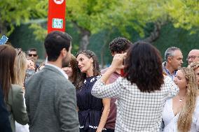 Queen Letizia At Women, Sport And Society Forum - Madrid