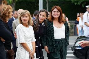 Queen Letizia At Women, Sport And Society Forum - Madrid