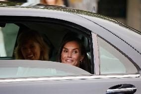 Queen Letizia At Women, Sport And Society Forum - Madrid