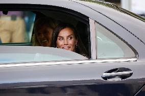 Queen Letizia At Women, Sport And Society Forum - Madrid