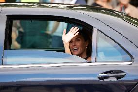 Queen Letizia At Women, Sport And Society Forum - Madrid
