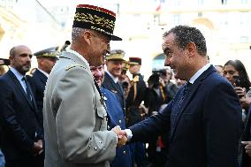 Handover Ceremony At Hotel de Matignon - Paris