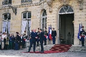 Handover Ceremony At Hotel de Matignon in Paris FA
