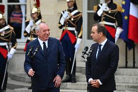 Handover Ceremony At Hotel de Matignon in Paris FA