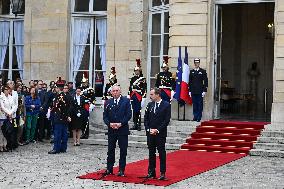 Handover Ceremony At Hotel de Matignon in Paris FA