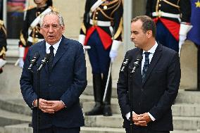Handover Ceremony At Hotel de Matignon in Paris FA