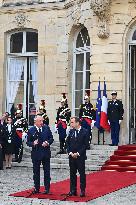 Handover Ceremony At Hotel de Matignon in Paris FA