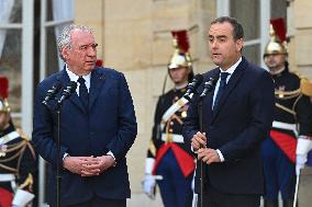 Handover Ceremony At Hotel de Matignon in Paris FA
