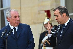 Handover Ceremony At Hotel de Matignon in Paris FA