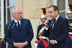 Handover Ceremony At Hotel de Matignon in Paris FA