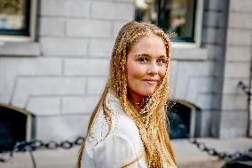 Princess Amalia Visits Amsterdam City Council - Netherlands