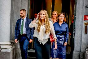Princess Amalia Visits Amsterdam City Council - Netherlands